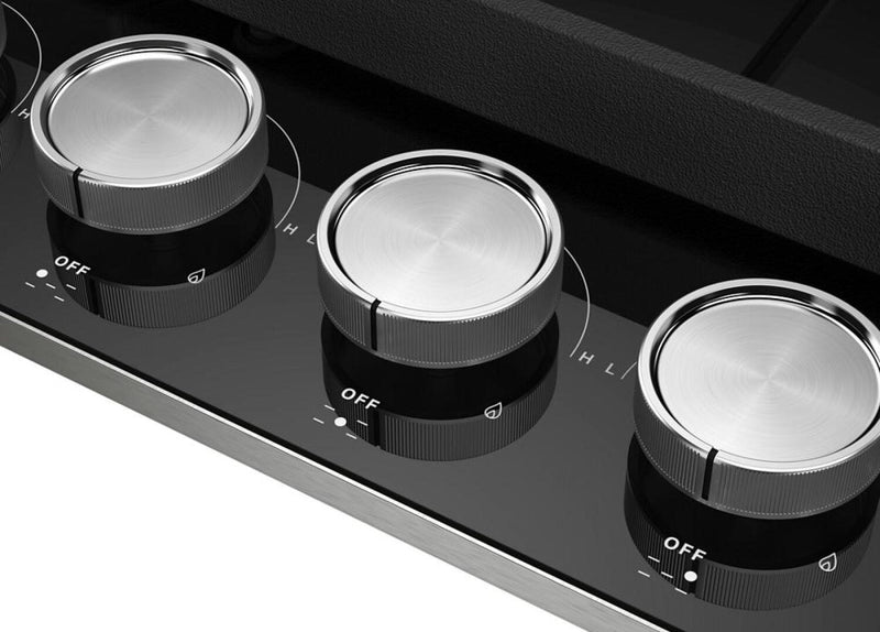 Surface de cuisson à gaz sur vitrocéramique KitchenAid de 30 po – KCGG530PBL