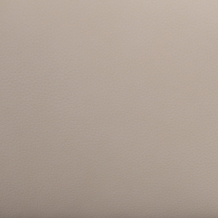 Sofa sectionnel modulaire de droite Raya 5 pièces en cuir véritable avec console de rangement et pattes en bois - beige pierre