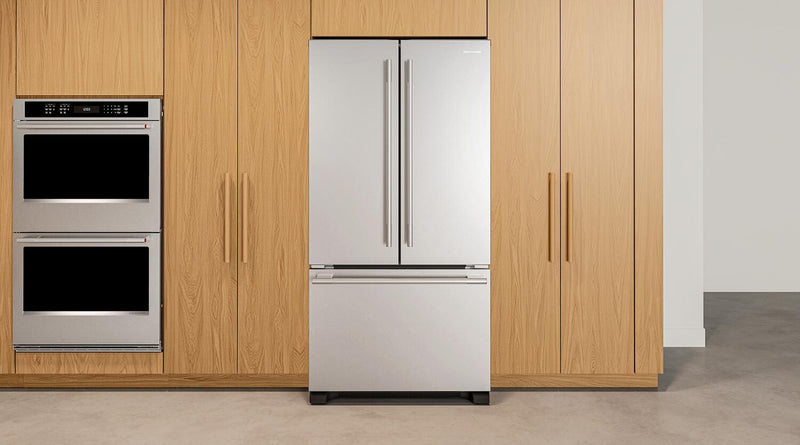 Réfrigérateur KitchenAid de 22 pi³ à portes françaises - acier inoxydable PrintShieldMC - KRFC136TPS