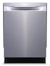 Lave-vaisselle Frigidaire de 24 po et de 49 dBA avec commandes sur le dessus et technologie DishSenseMC - acier inoxydable - FDHP4336AS