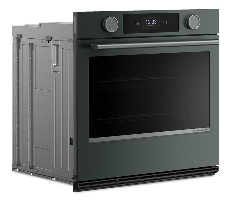 Four mural simple électrique intelligent KitchenAid de 30 po - genièvre - KOES730SJP