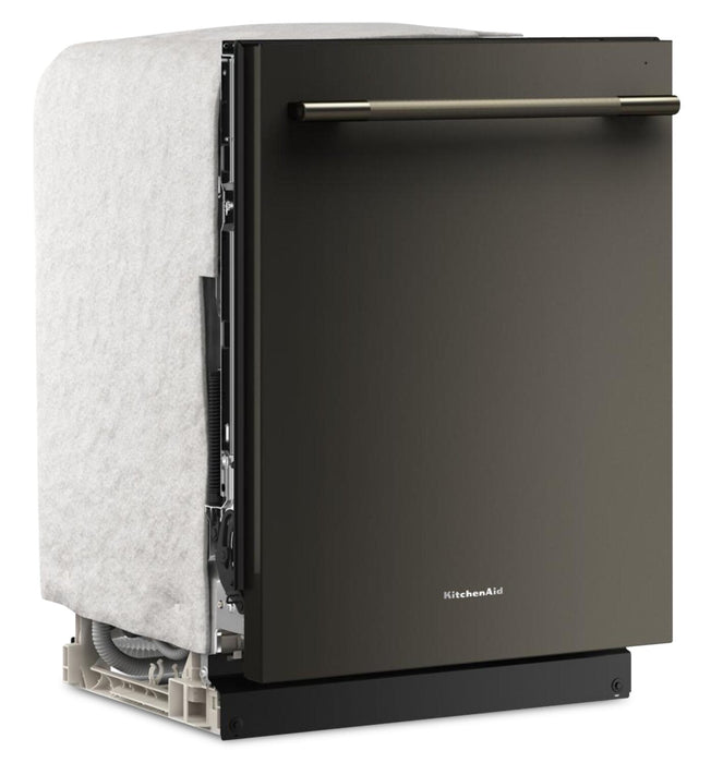 Lave-vaisselle KitchenAid de 24 po et de 41 dBA avec 3e panier à jets - minerai noir - KDTS324SBE