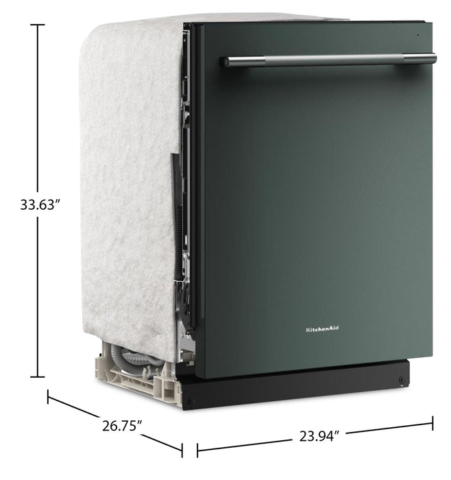 Lave-vaisselle KitchenAid de 24 po et de 41 dBA avec 3e panier à jets - genièvre - KDTS324SJP