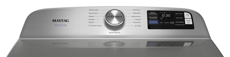 Sécheuse électrique Animal Pet Pro de Maytag de 7,4 pi³ - argenté radieux - YMED7205RR