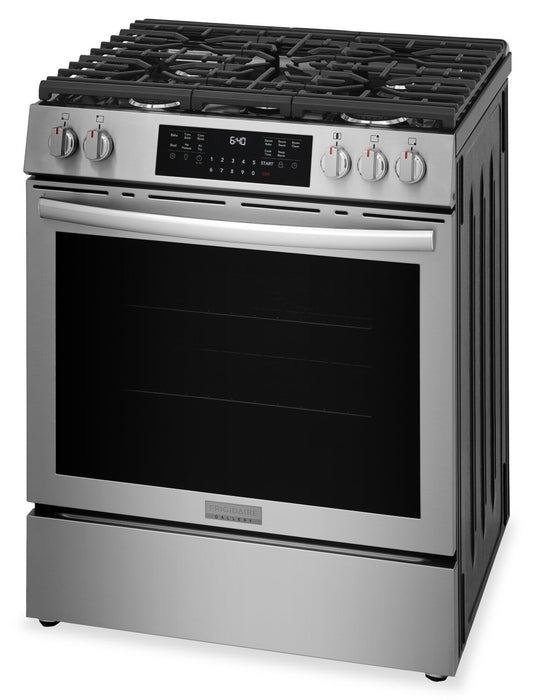 Cuisinière à gaz Frigidaire Gallery de 5,1 pi3 avec friture à air - acier inoxydable - GCFG3059BF\t