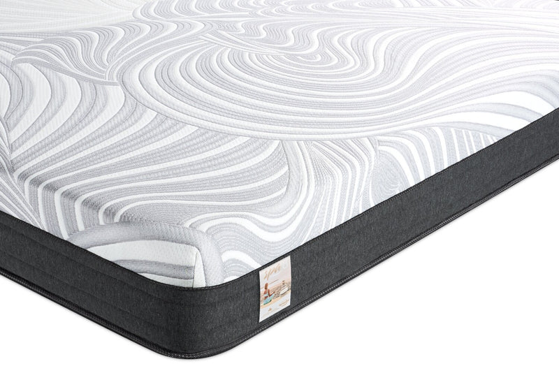 Matelas ferme à plateau-coussin dans une boîte Spa 8 de Springwall pour lit simple