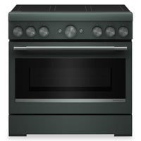 Cuisinière à induction KitchenAid de 5,1 pi3 et de 36 po avec friture à air sans préchauffage - genièvre - KFIS936SJP