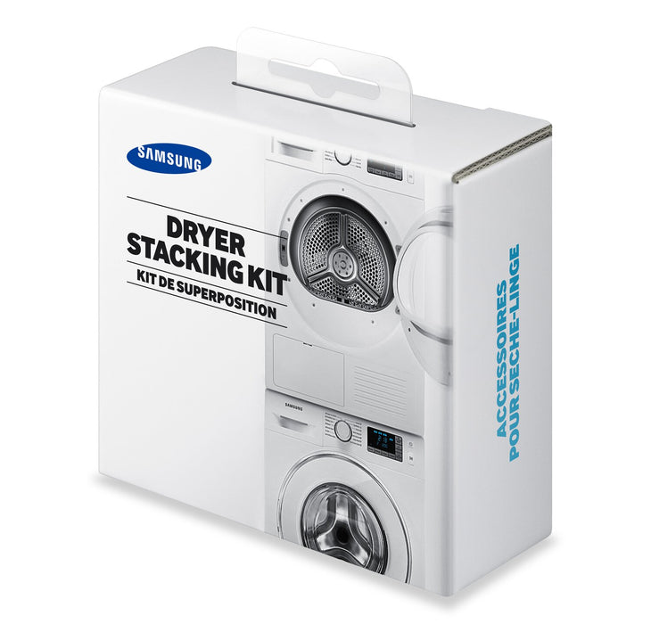 Trousse de superposition Samsung pour ensemble compact pour la buanderie à chargement frontal - argentée - SKK-DF/A1