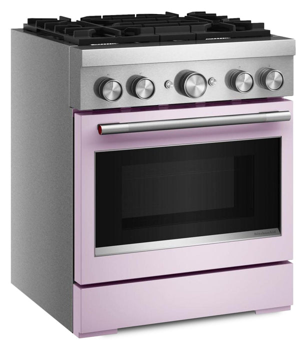 Cuisinière hybride KitchenAid de 4,1 pi3 avec mode de friture à air sans préchauffage - fleurs sauvages - KFDS930SWF