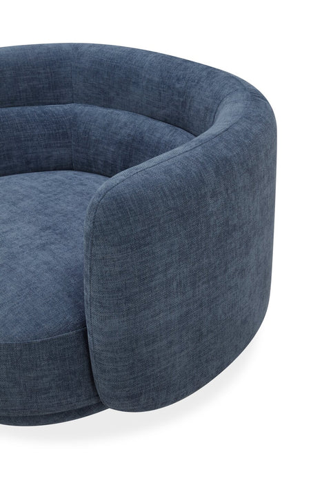 Fauteuil Davvero - bleu marine 