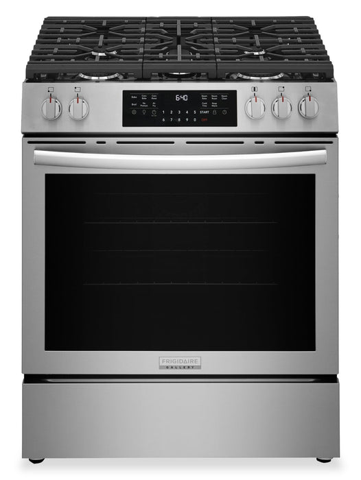 Cuisinière à gaz Frigidaire Gallery de 5,1 pi3 avec friture à air - acier inoxydable - GCFG3059BF\t