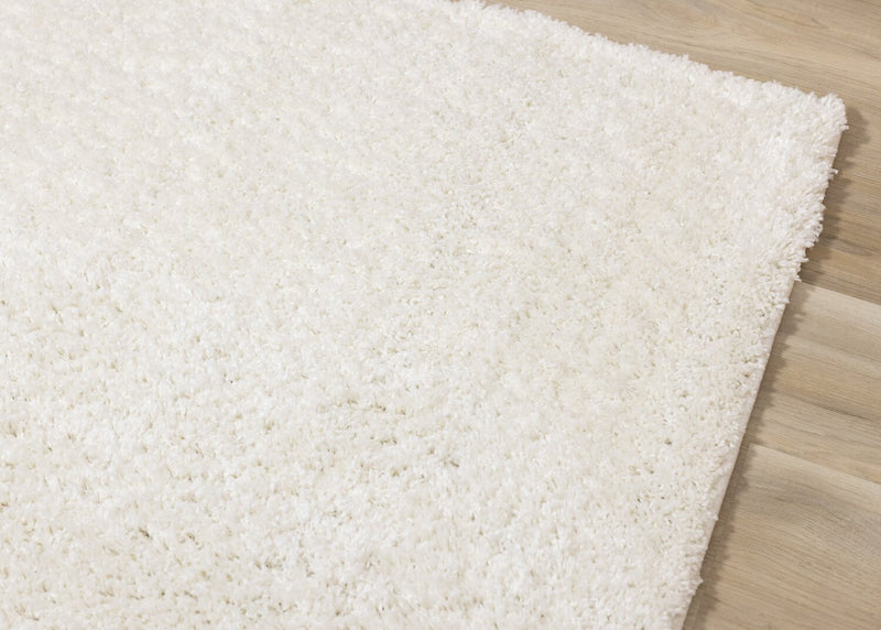 Carpette à poil long Pascal crème - 5 pi 3 po x 7 pi 7 po
