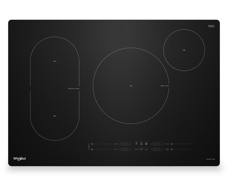 Surface de cuisson à induction Whirlpool de 30 po à 4 éléments - noire - WCIT7030SB