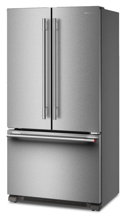 Réfrigérateur KitchenAid de 22 pi³ à portes françaises - acier inoxydable PrintShieldMC - KRFC136TPS