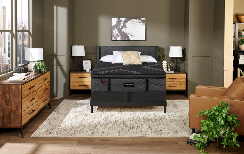 Ensemble Matelas à Euro-plateau Amethyst Signature de Beautyrest BlackMD pour très grand lit