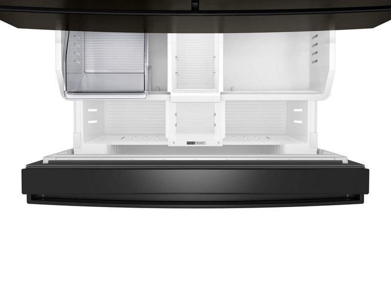 Réfrigérateur Whirlpool de 30 pi3 et de 36 po à portes françaises - acier inoxydable noir résistant aux traces de doigts - WRMF3336SV