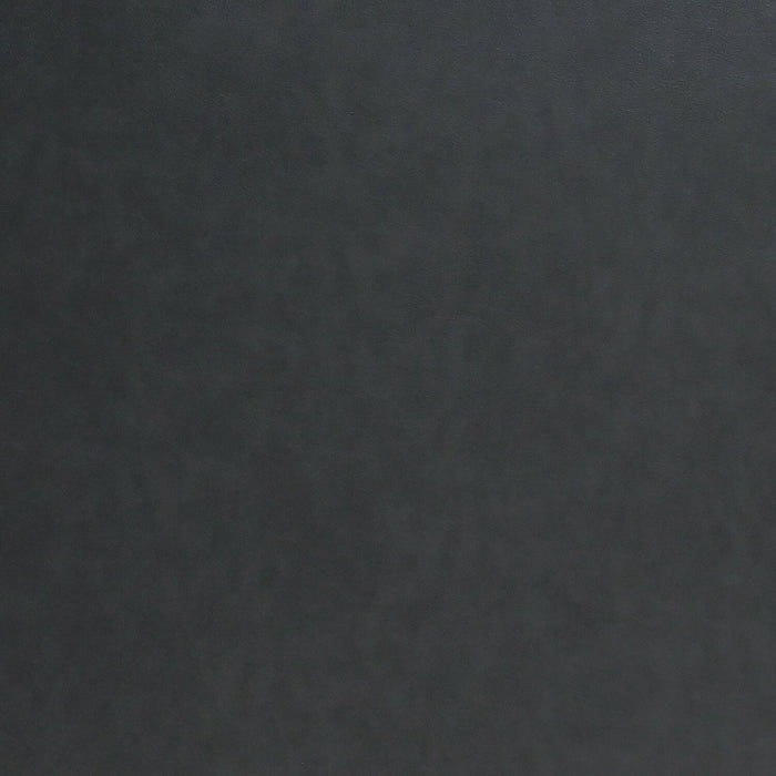 Causeuse Classico de 71 po en cuir véritable avec pattes en bois - gris carbone