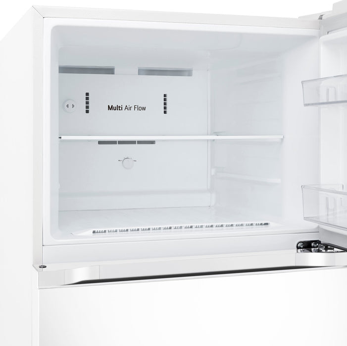 Réfrigérateur LG de 18 pi³ et de 28 po à congélateur supérieur qui convient à une installation dans un garage - blanc - LT18S2100W