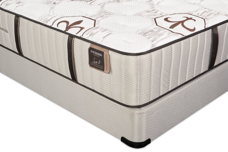Ensemble matelas ferme luxueux à plateau régulier Allianz de Stearns & Foster pour lit double