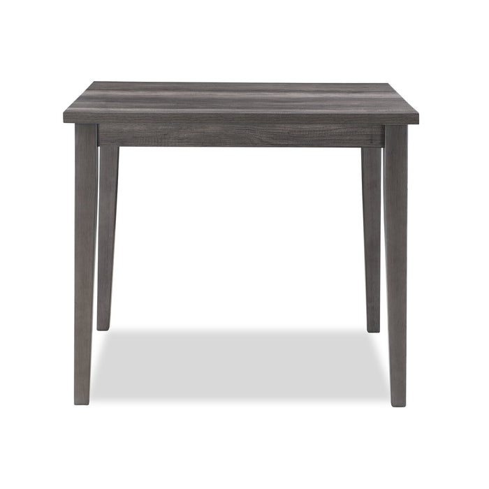 Ensemble de salle à manger Krew 5 pièces de hauteur comptoir avec table de 42 po (L) et 4 chaises - gris
