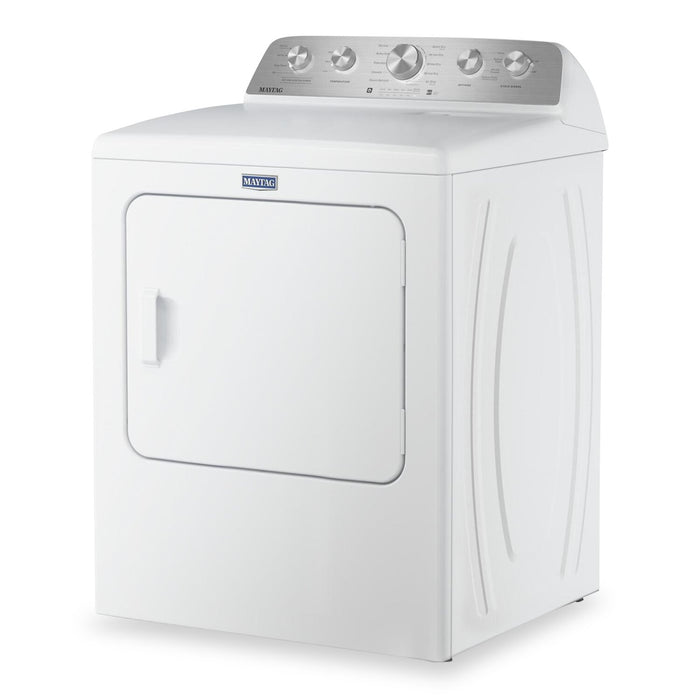 Sécheuse à gaz Maytag de 7,0 pi3 avec option Animal Pet Pro - blanche - MGD5605RW