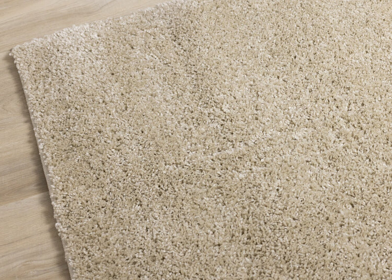 Carpette à poil long Pascal beige - 5 pi 3 po x 7 pi 7 po