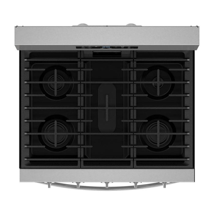 Cuisinière à gaz Whirlpool de 5 pi³ avec friture à air et autonettoyage - acier inoxydable - WFGS5030RZ