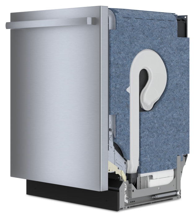Lave-vaisselle intelligent Bosch de série 800 de 24 po avec 3e panier - acier inoxydable résistant aux traces de doigts - SHX78DM5N