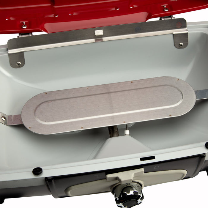 Barbecue de table à gaz portatif Petit gourmet de Cuisinart - rouge - CGG-180T-C