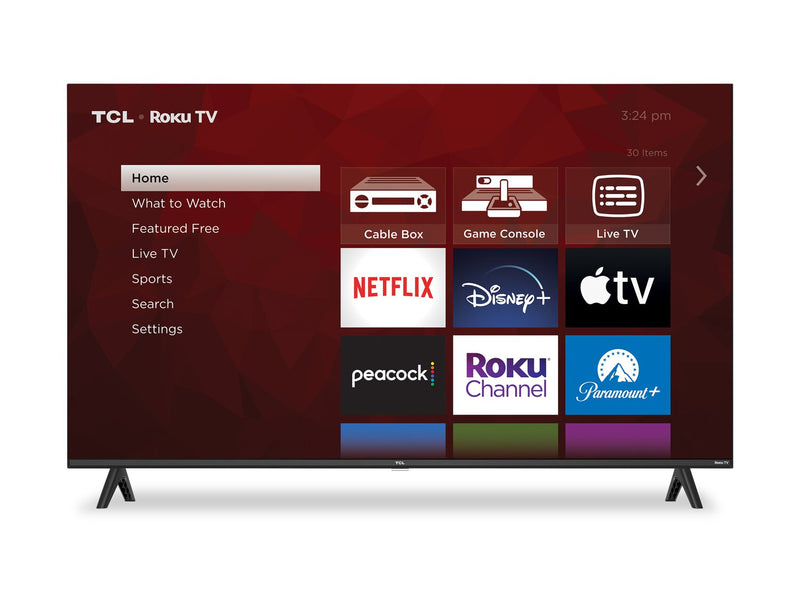Téléviseur intelligent DEL de TCL Full HD 1080p de 40 po à 60 Hz avec Roku (40S350R-CA)