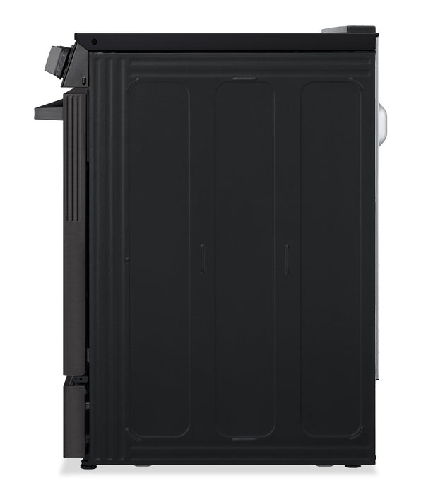 Cuisinière intelligente électrique LG de 6,3 pi3 avec friture à air - acier inoxydable noir - LSEL6335ZE