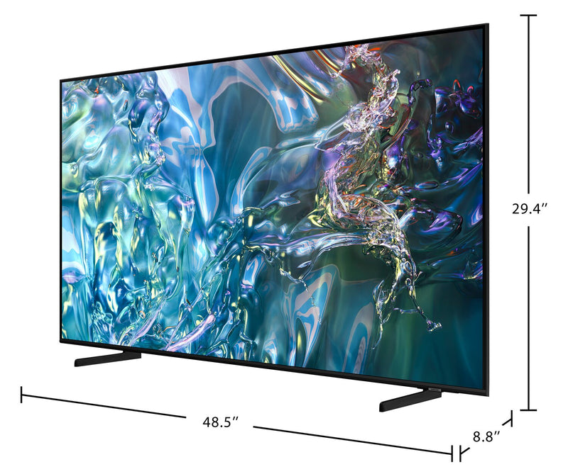Téléviseur intelligent QLED Samsung UHD 4K 55 po à 60 Hz avec rétroéclairage périphérique, Quantum HDR (QN55Q60DAFXZC)