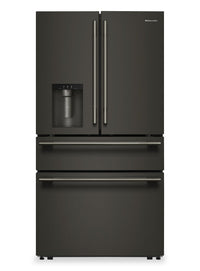  Réfrigérateur KitchenAid de 29 pi3 à portes françaises - minerai noir - KRMF436SBE