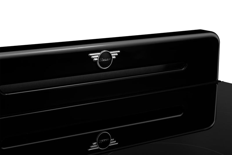 Cuisnière à induction Classic Rétro par Unique de 30 po et de 3,9 pi3 - noir minuit - UNQ-30CR IC B