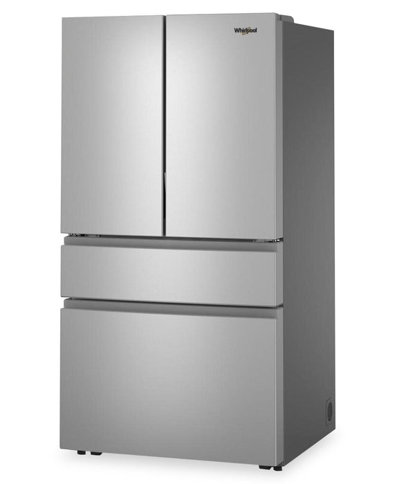 Réfrigérateur Whirlpool de 30 pi3 et de 36 po à portes françaises - acier inoxydable résistant aux traces de doigts - WRMF3336SZ