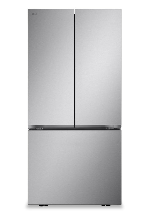 Réfrigérateur intelligent LG de 33 po et de 25 pi³ à portes françaises avec machine à glaçons - acier inoxydable - LF25S6200S