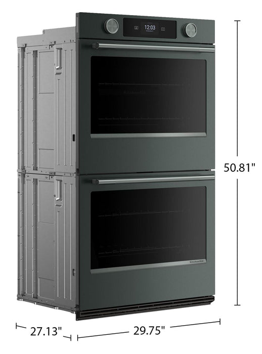 Four mural double intelligent électrique KitchenAid de 30 po - genièvre - KOED730SJP