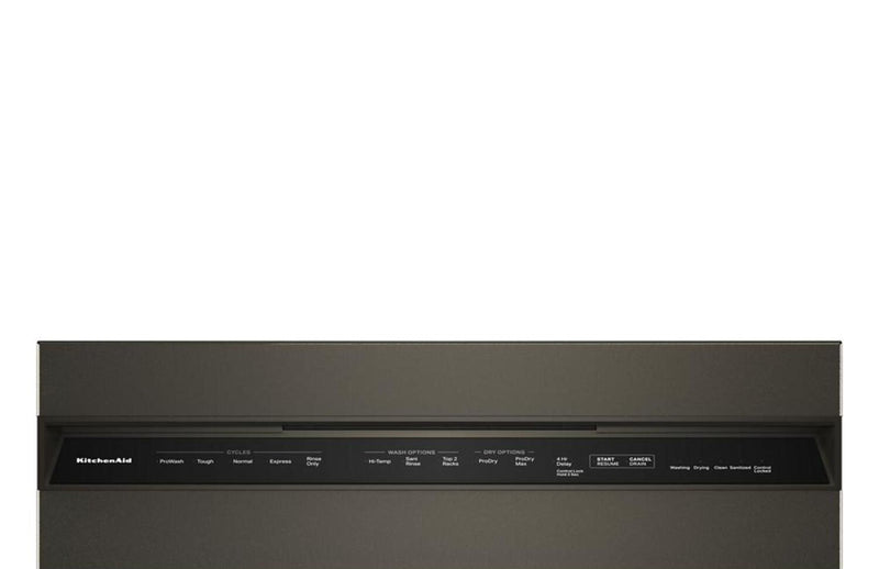 Lave-vaisselle KitchenAid de 24 po et de 41 dBA avec 3e panier à jets - minerai noir - KDFS324SBE