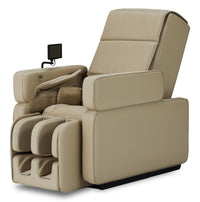  Fauteuil de massage complet Real ProMC de Panasonic en cuir synthétique de qualité supérieure - beige
