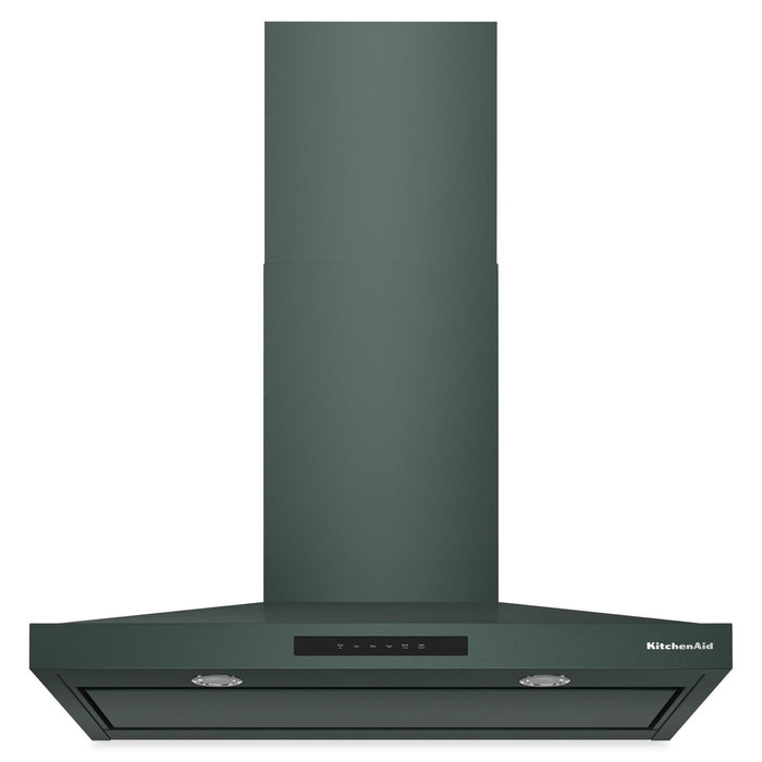 Hotte de cuisinière murale KitchenAid de 36 po de style auvent à 4 vitesses - genévrier - KVWC736SJP