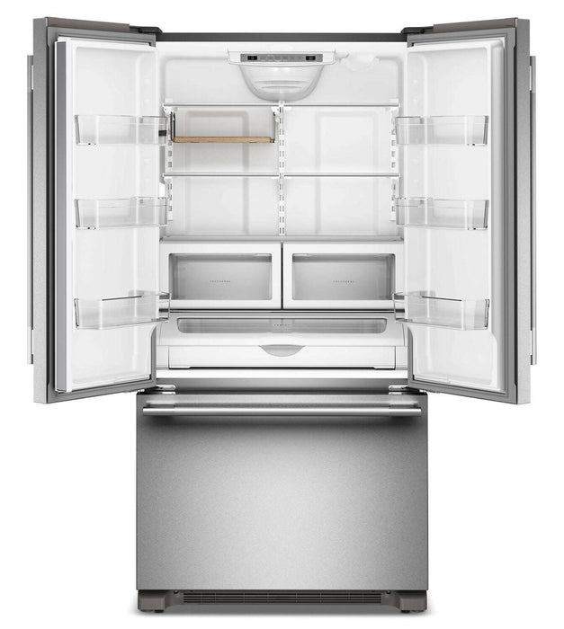 Réfrigérateur KitchenAid de 22 pi³ à portes françaises - acier inoxydable PrintShieldMC - KRFC136TPS