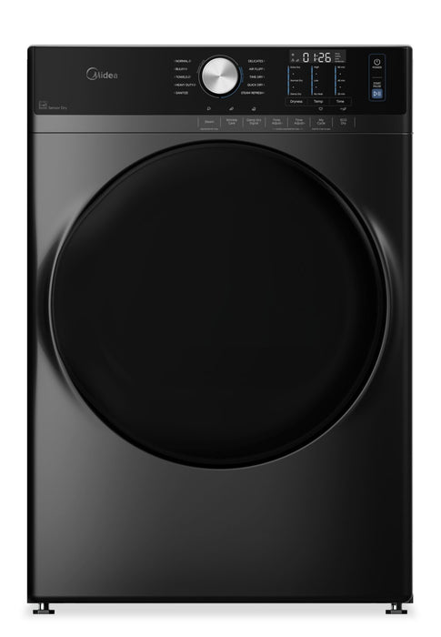 Sécheuse Midea de 8,0 pi3 avec culbutage et Steam Care - gris - MLHE52S7AGG