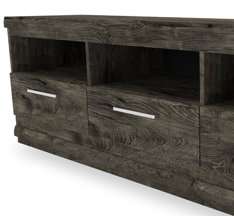 Meuble pour téléviseur Camden de 65 po avec rangement et système de gestion des câbles pour téléviseurs jusqu’à 70 po - chêne albâtre
