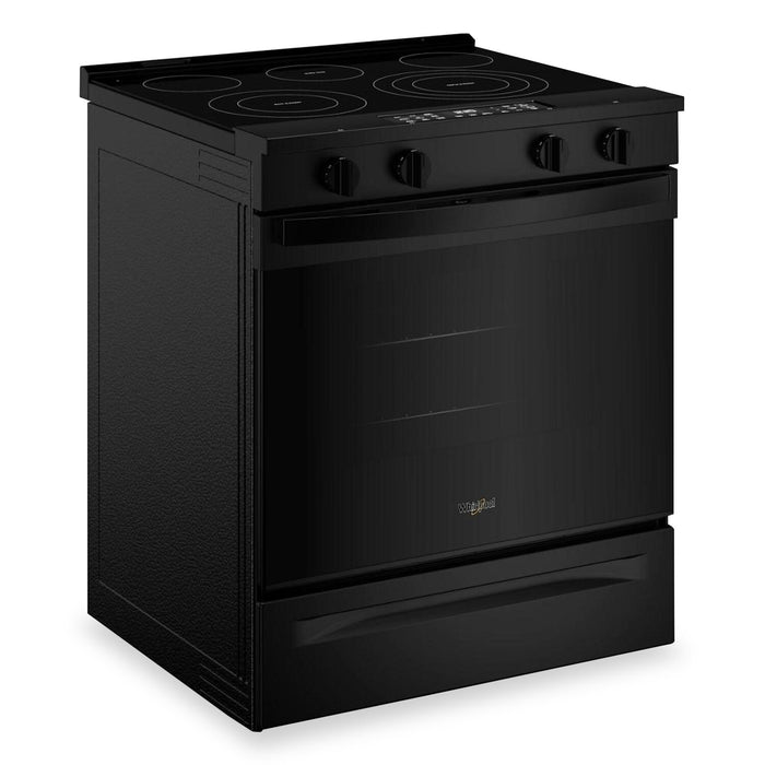Cuisinière électrique Whirlpool de 5,3 pi³ et de 30 po avec cuisson à air - noire - YWSES5030SB
