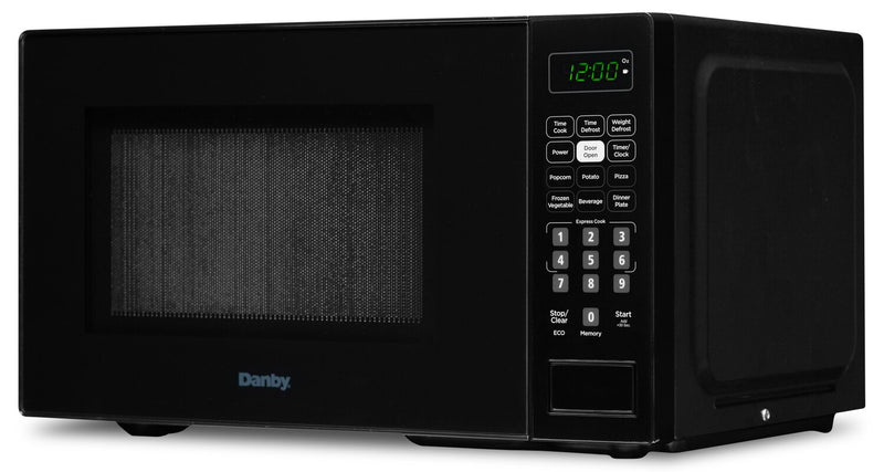 Four à micro-ondes de comptoir Danby de 0,7 pi³ avec dégivrage automatique - noir - DBMW0721BBB