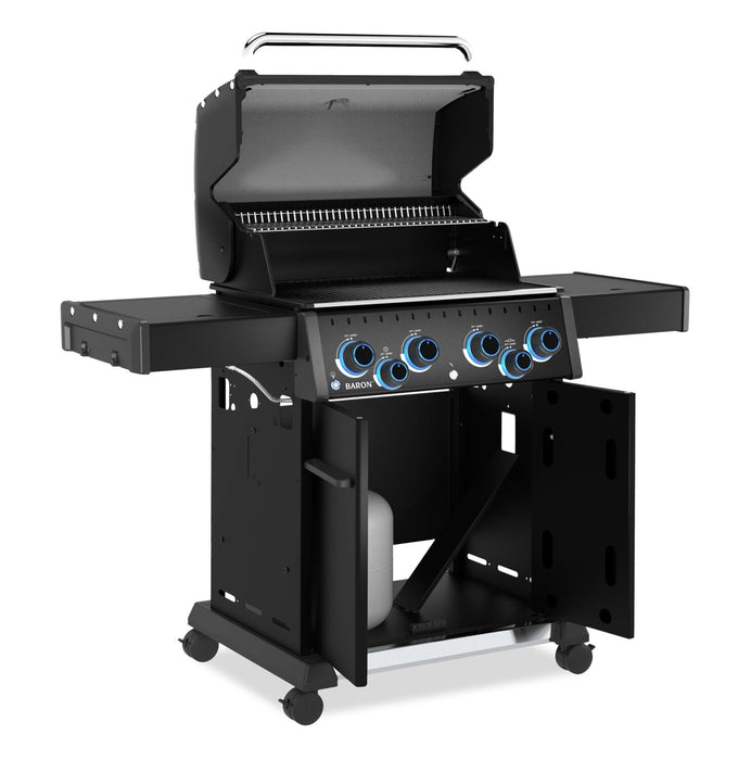 Barbecue à gaz propane BaronMC 490 Pro Shadow de 65 000 BTU - noir - 674144