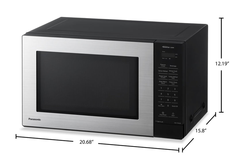 Four à micro-ondes de comptoir Panasonic de 1,2 pi³ - noir - NNST66QSC