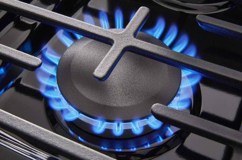 Cuisinière à gaz Whirlpool de 5,0 pi³ et de 30 po avec cuisson à air - noire - WFGS4530SB