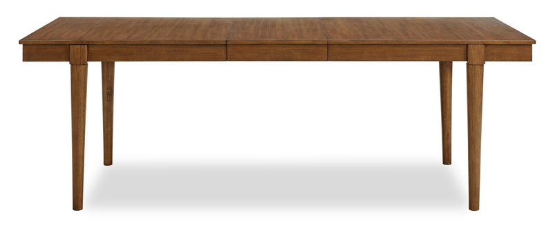 Table de salle à manger Ember de 74 po à 92 po (L) - brune