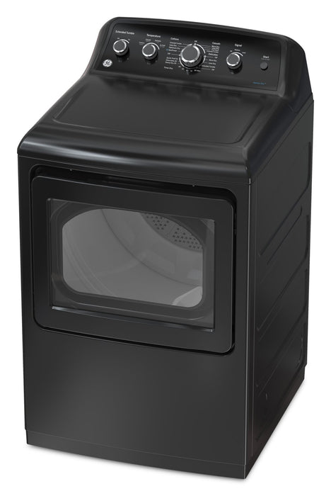 Laveuse à chargement par le haut de 4,9 pi3 et sécheuse électrique de 7,2 pi3 de GE - Gris diamant